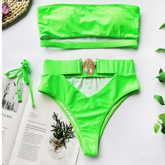 Brazilian Style Push Up High Waist Bikini - Picture 5 of 6